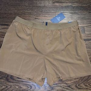 New Women’s XL VRST Running Shorts Brown Lined Athletic